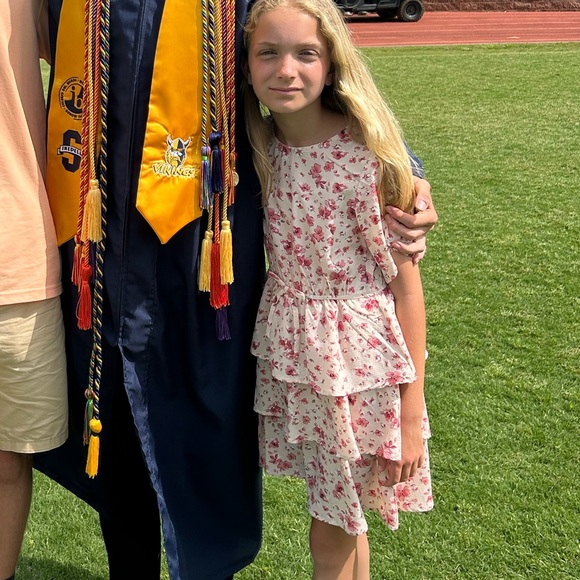 Hayden Girls Floral Pink Dress - Picture 8 of 8